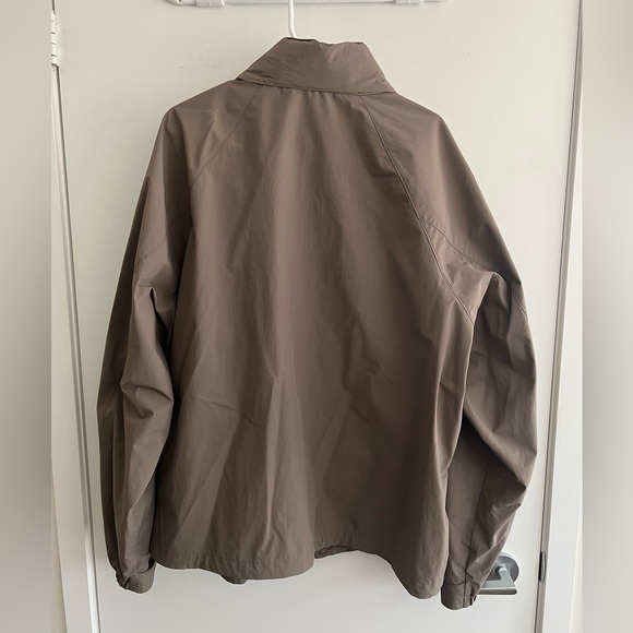 Uniqlo Stand Collar Jacket XXL Khaki/Beige - Picture 2 of 3